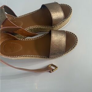 See By Chloe Metallic Brown Espadrilles